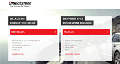 Desktop Screenshot of bridgestone.be
