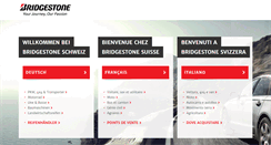 Desktop Screenshot of bridgestone.ch