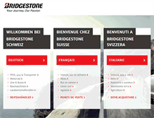 Tablet Screenshot of bridgestone.ch